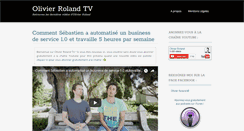 Desktop Screenshot of olivier-roland.tv